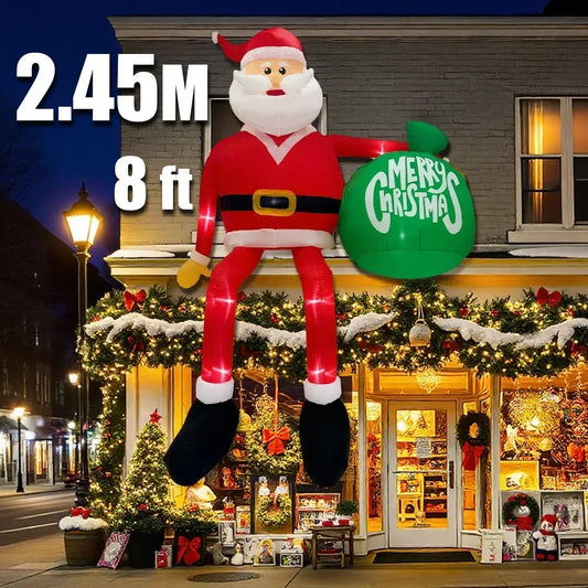 8FT Sitting Elf Inflatable Decoration
