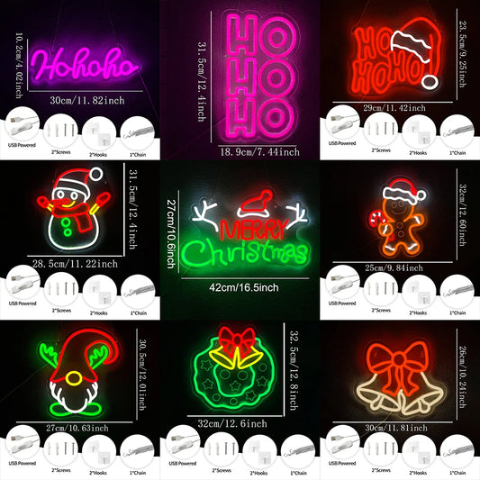 Merry Christmas LED Neon Sign