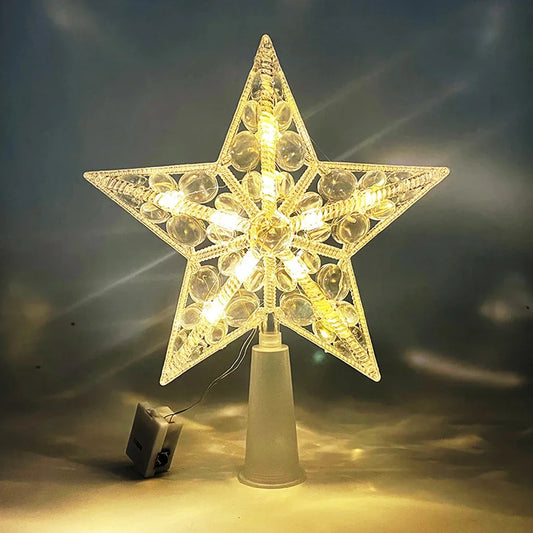LED Christmas Tree Top Star