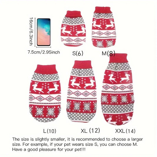 Christmas Pet Knitted Sweater