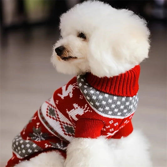 Christmas Pet Knitted Sweater