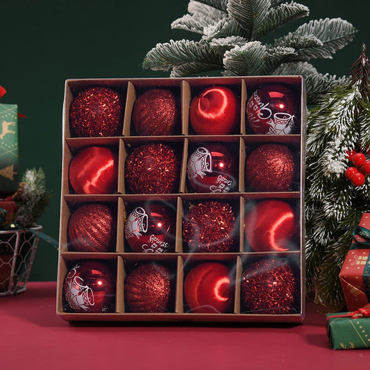 16PCS Christmas Tree Balls – 6CM