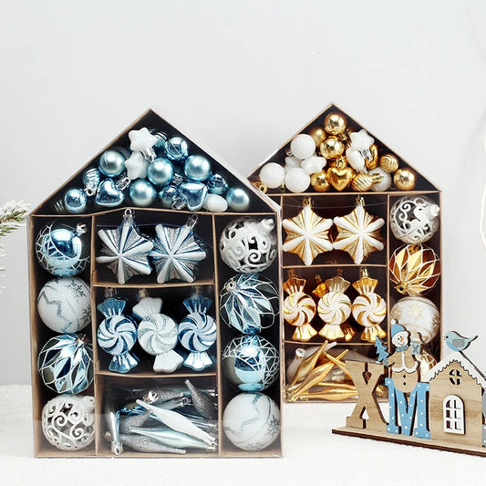 73PCS Christmas Ball Ornaments