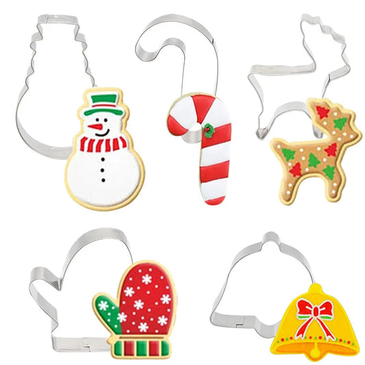 5PCS Christmas Cookie Cutter Set