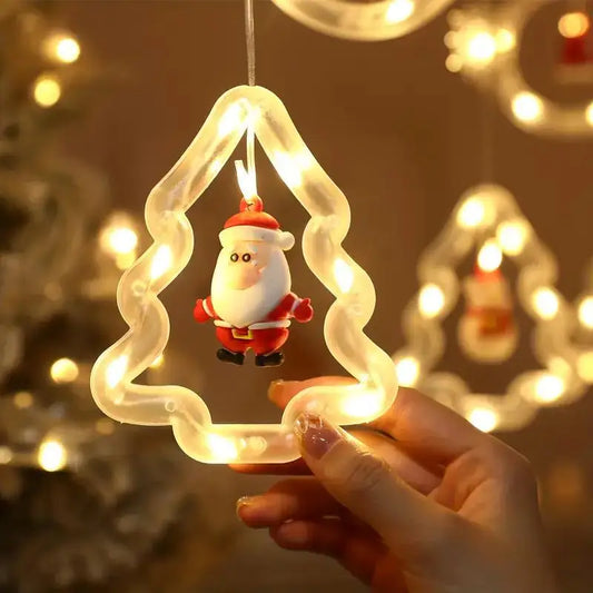 Santa Claus LED Curtain Lights