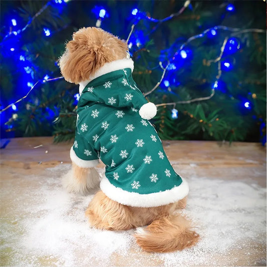 Pet Christmas Plush Jumpsuit