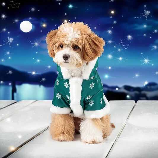 Pet Christmas Plush Jumpsuit
