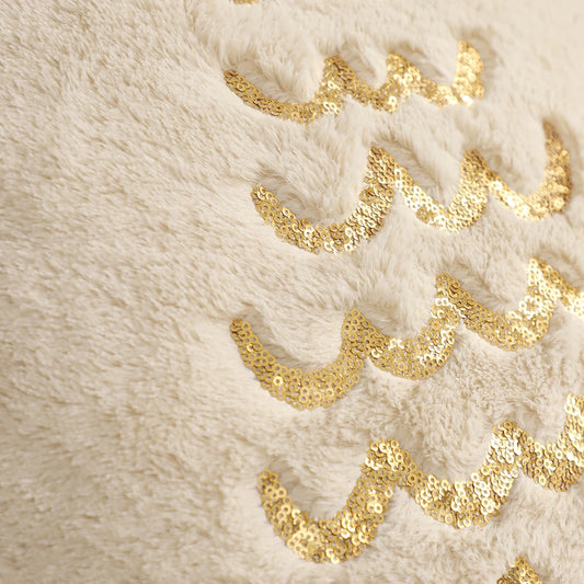 Christmas Faux Fur Pillow Cover 18x18