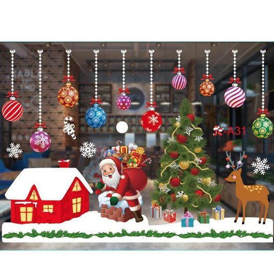 Christmas Merry Christmas Window Stickers